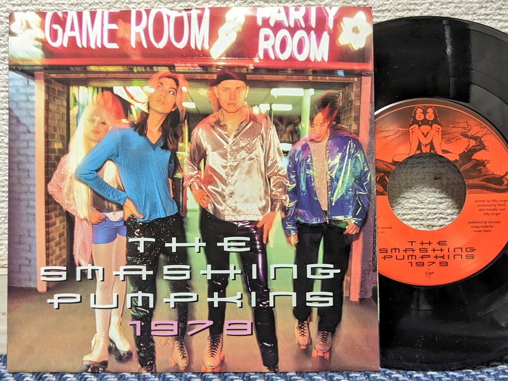 THE SMASHING PUMPKINS
「1979」
’95年US盤
#アナログレコード　#ドーナツ盤
#ビリーコーガン　#スマパン