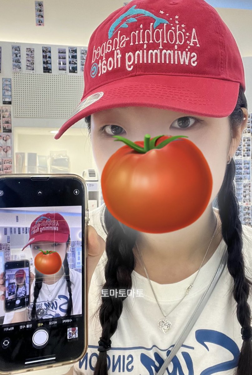 짱 마음에 드는 모자를 삿우요🍅🍓