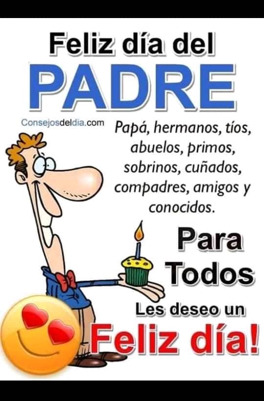 Muchas felicidades para todos los padres en especial a los de nuestra empresa.

#FelizDiaDelPadre 
#CubaEsAmor 
#ComercioCuba