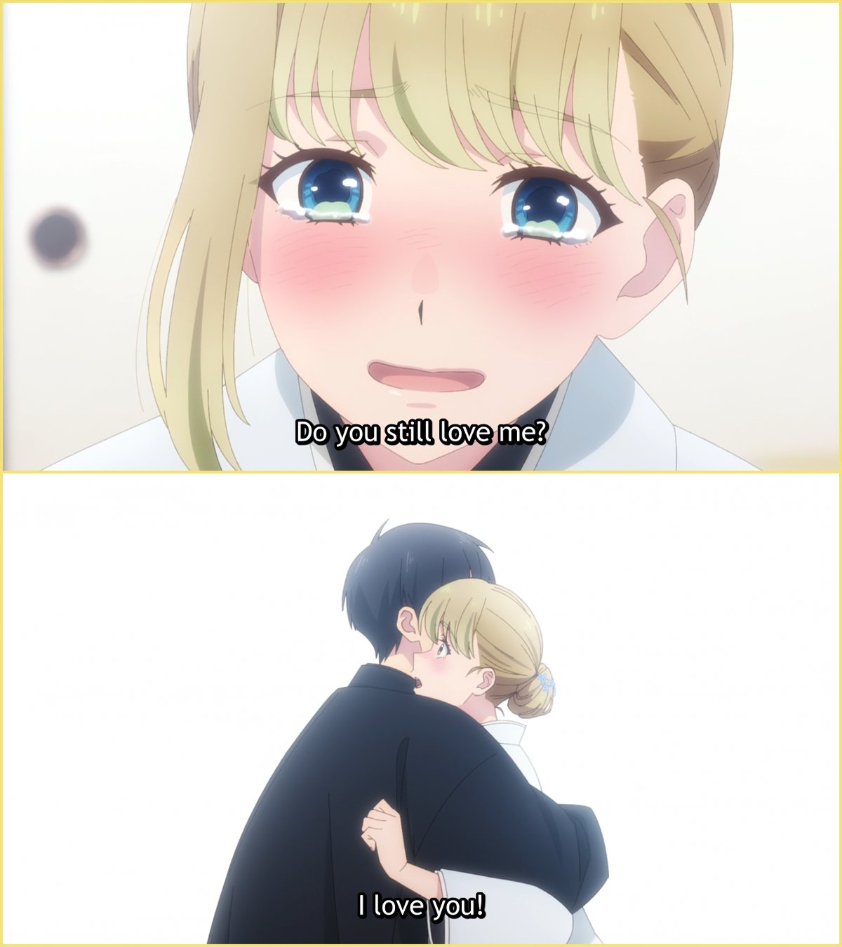 Anime Corner on X: Their first kiss! 😍 [A Galaxy Next Door]   / X