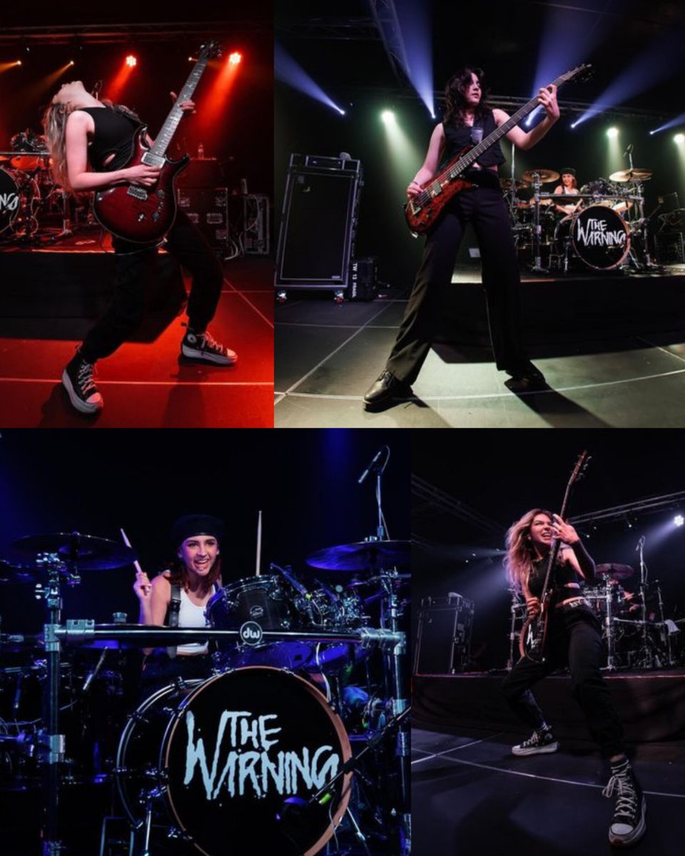 🤩 @TheWarningBand2 show at @lanaubcn Barcelona! 💥🔥🔥🔥🤘🏻
📷 @LiveNationES 

#TheWarning #errorworldtour2023 #danyvillarreal #pauvillarreal #alevillarreal #rockstars #thewarningrockband #rock #hardrock #rockandroll