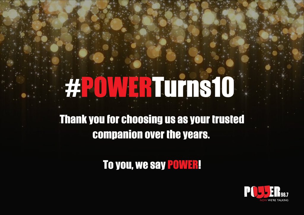 #PowerTurns10