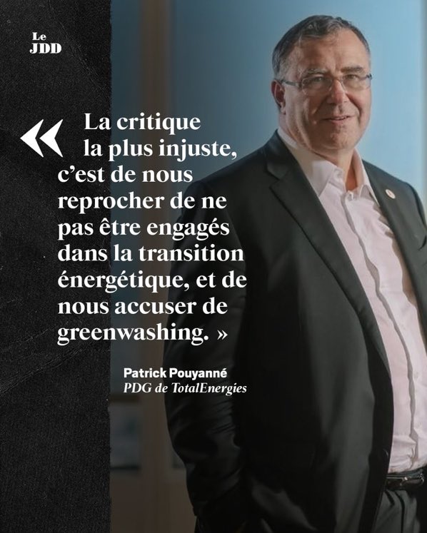 MickaCorreia's tweet photo. Il y a les discours. Puis il y a les faits : 

-En 2030, 70% des investissements de Total iront au pétrole et au gaz. Seuls 15% de l'énergie produite par la firme sera verte.

-En 2022, pour 1€ dédié par Total aux énergies vertes 8€ allaient au pétrole, gaz ou aux actionnaires. https://t.co/59TUY5vEoe