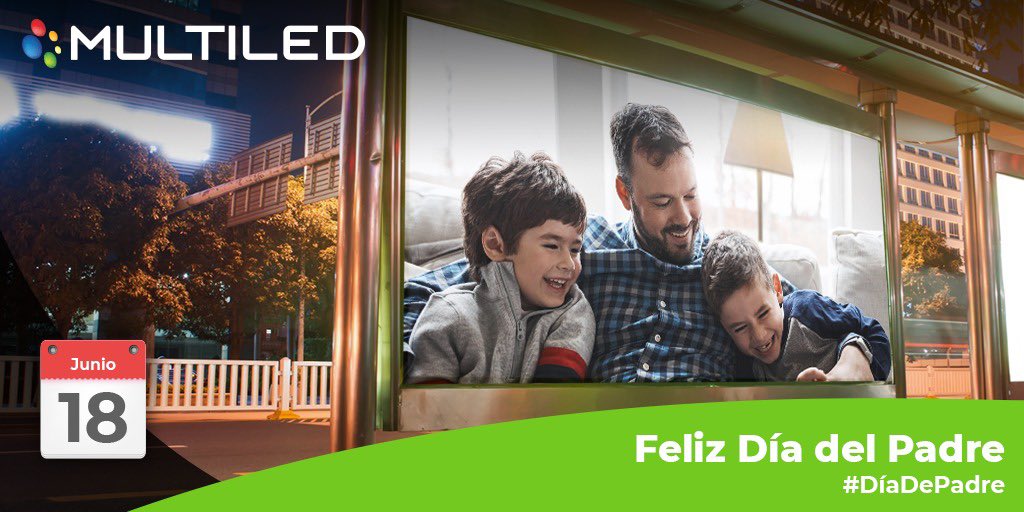 Multiled_SA's tweet image. Feliz día del padre! 
#diadelpadre #familia #papá #argentina #multiled #iluminacion