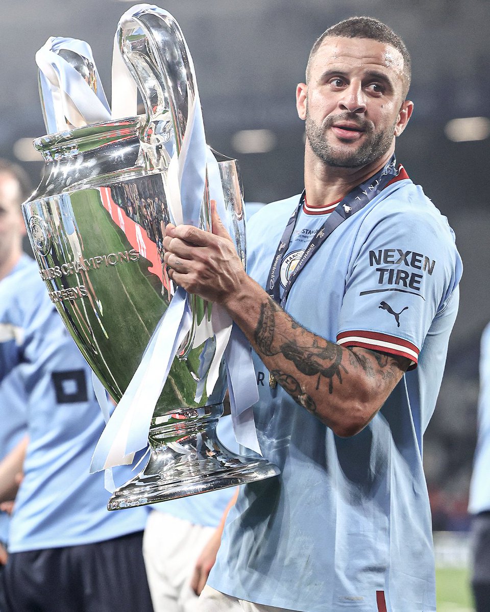 Kyle Walker left Tottenham at 27 years old without a major trophy to his name...

He’s now 33 and has lifted 14 trophies 🏆