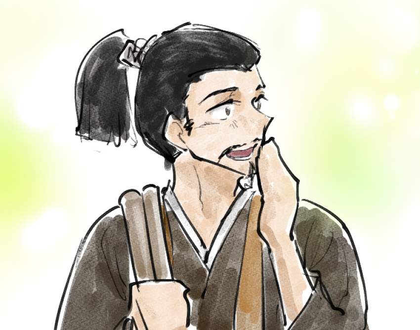 「私は見た…(小竜くんそういうことする)」|そら|夢かうつつかのイラスト