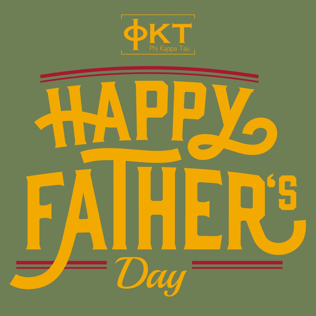 Here's one for the dads today 💪. Happy Father's Day to all the awesome Phi Tau dads out there.