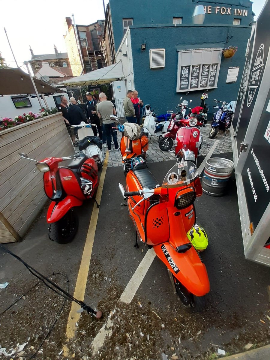 MiddlesbroughSC's tweet photo. Transporters Thursday night ride out 🛵💨💨💨 https://t.co/YJUj8BANOz