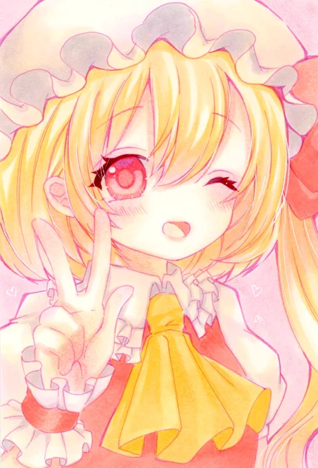 #あなたのぴんく色の作品を見せてください あんまりぴんく描いてなくてびっくり