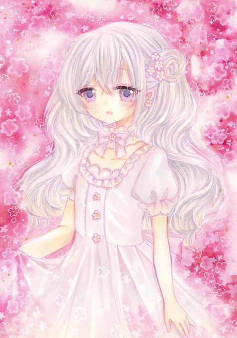 #あなたのぴんく色の作品を見せてください あんまりぴんく描いてなくてびっくり