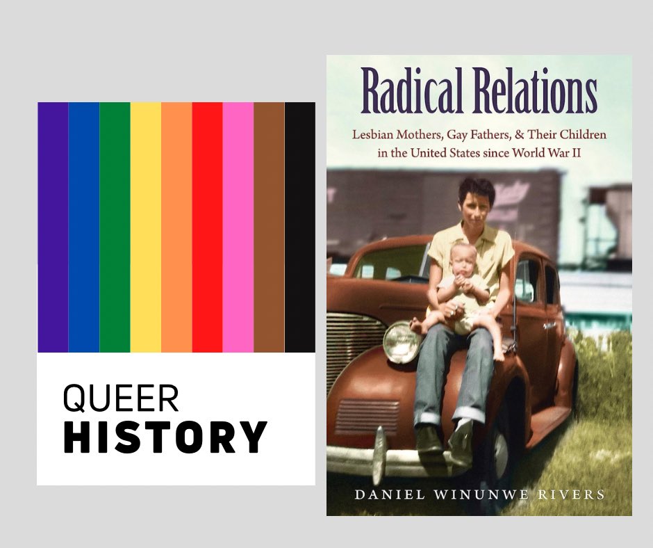 Day 18 of Pride 🏳️‍🌈🏳️‍⚧️: Highlighting this book for Father’s Day. 👨‍👨‍👧 Blending archival research with extensive interviews, Radical Relations is the first book to explore queer parenting and changing definitions of ‘the family.’ #LGBTQhistory #Pride2023 #FathersDay