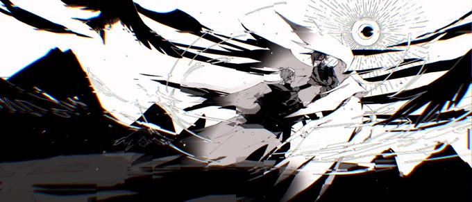 #くろのあとりえ #KuzuArt #かな絵 endless road.
