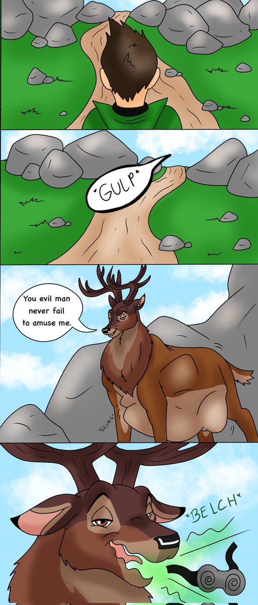 AnthonyFeeder's tweet photo. CW: #Vore

With it being fathers da, might as well give the spotlight to one of the big daddy pred crushes The Great Prince.

The first one was done by @toannaot 

The second comic one was done by @Dritazura_AD 

Show them both some love! https://t.co/RFgYX8c1RX