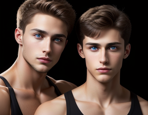 #BrotherlyLove #SiblingBond #HandsomeBrothers #FitAndAttractive #SiblingGoals #StunningGuys #FamilyTies #BrothersForever #GorgeousPair #gay #gaybros #hotsummer