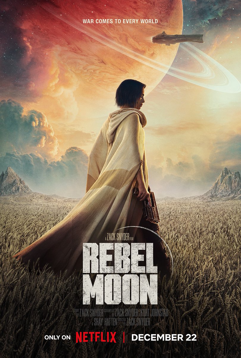 War comes to every world. 
@RebelMoon. December 22 on Netflix.