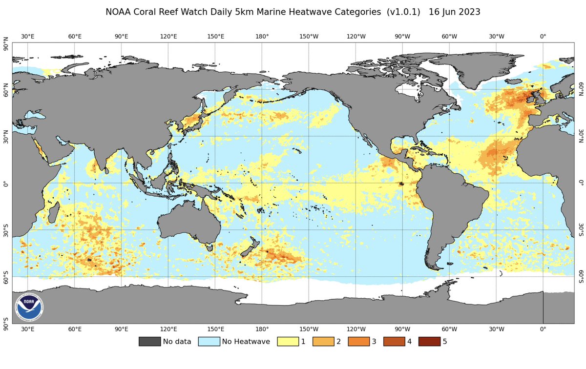 An unprecedented marine heatwave, ranking as a Category 4 (extreme) event according to NOAA's Earth System Research Laboratory, has emerged off the shores of Ireland and the UK. Water temperatures are at crazy levels, reaching a remarkable 4-5°C above the usual norms…
