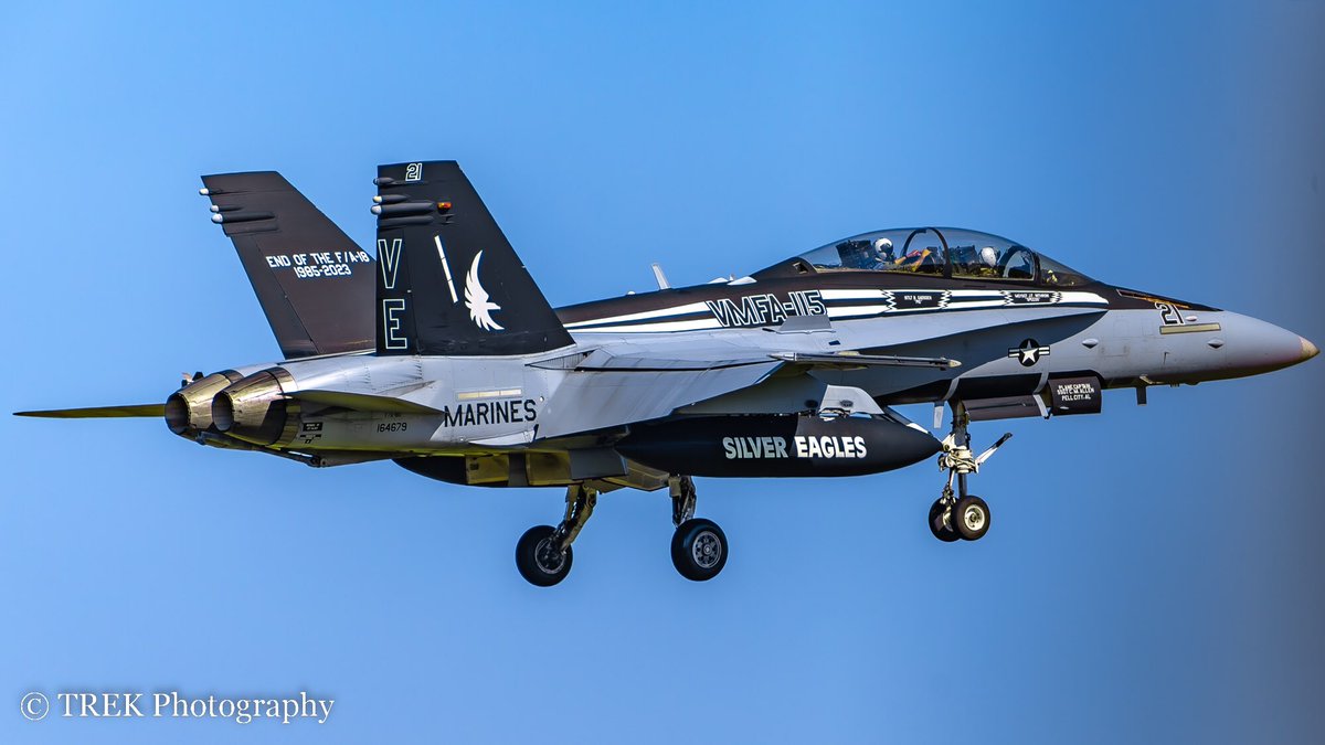 End of the F/A-18
F/A-18D VE21 
164679 🦅Black Betty

#VMFA115
#SilverEagles
#blade 
#FA18 
#hornet 
#lasthornet 
#legacyhornet 
#RJTA 
#厚木基地
#PENTAX 
#pentax_da560