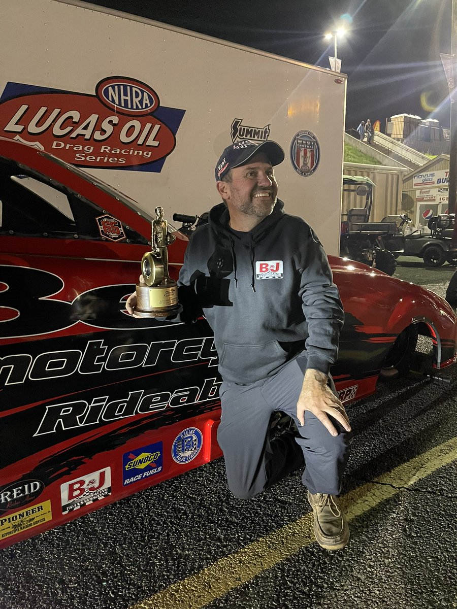 What a great way to celebrate Father’s Day weekend! We were able to become the final TAFC winner in Denver. And broke our track record in the final. #betausa #lucasoil #lucasmb #hoosiertires #ngkracing #FathersDay