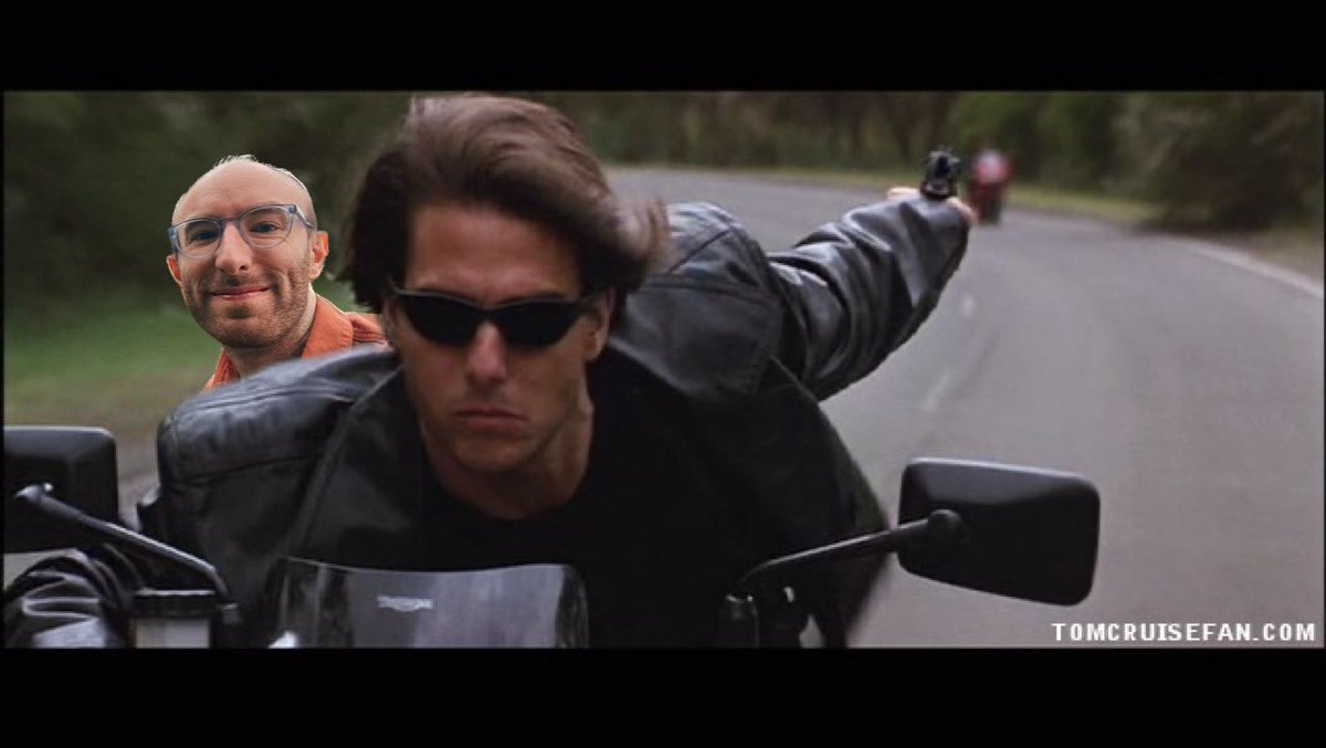 Day 18 of editing <a href="/patrickhwillems/">Patrick Willems</a> into a #MissionImpossible      film until he’s invited to the Dead Reckoning premiere (or I forget)…
#MissionImPATsible