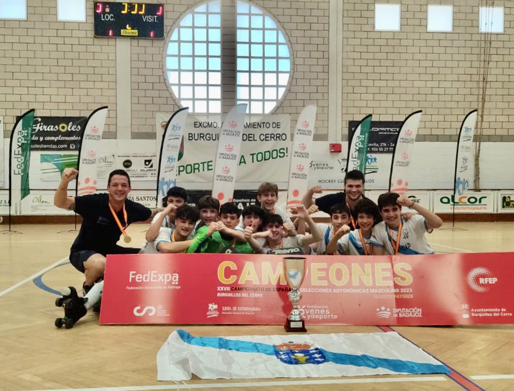 #hockeypatins 🏑
GALICIA CAMPIÓN DO CTO. DE ESPAÑA DE SELECCIONES AUTONÓMICAS🏆