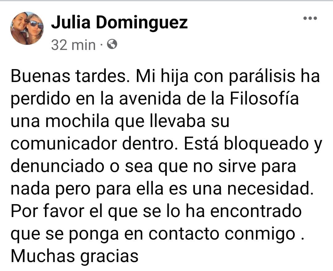 Hagamos que Twitter haga su magia. Necesitamos que Este mensaje vuele por las redes y llegue a quien lo haya encontrado. Buscamos a esa <a href="/GMaravillosa_TV/">Gente Maravillosa</a> que tenemos en <a href="/MairenaAljarafe/">Mairena del Aljarafe</a>