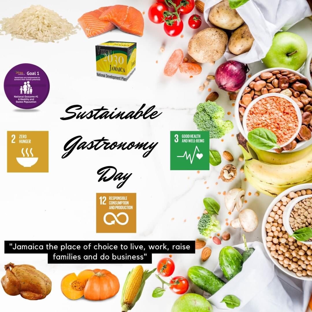 #Vision2030JA #SustainableGastronomyDay #NationalDevelopment #SDGs #Jamaica #2030 #GastronomyTourism #2030Now #NoHunger #FoodSecurity #Jamaicatheplaceofchoicetoliveworkraisefamiliesanddobusiness