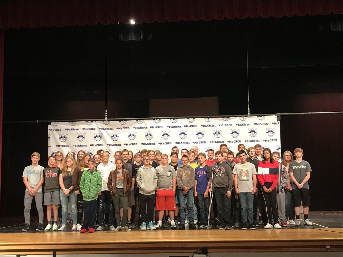 This is their first class picture of their 9th grade year. At this time next Sunday, they will be the latest alumni class of #mycrcs. #seniorsunday is really hitting home today!