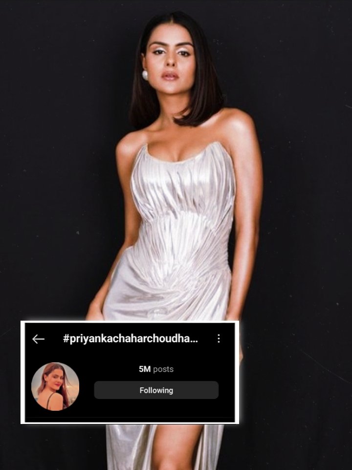 You guys have proved that you all are unstoppable !!

Loved to see your dedication towards <a href="/PriyankaChaharO/">Priyanka Chahar Choudhary</a>

Congratulations For #PriyankaChaharChoudhary completes 5M Post on Instagram 

PRIYANKA IG HT OWNS 5M