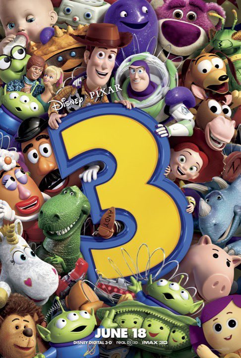 Happy 13th Anniversary to Toy Story 3! 🥳🎉

#ToyStory3 #JoanCusack #WallaceShawn #EstelleHarris #BlakeClark @thejodibenson #TimothyDalton #JeffGarlin #WhoopiGoldberg #JohnMorris #LaurieMetcalf #BudLuckey #TeddyNewton #NedBeatty @jfangsky #MichaelArndt #AndrewStanton @leeunkrich