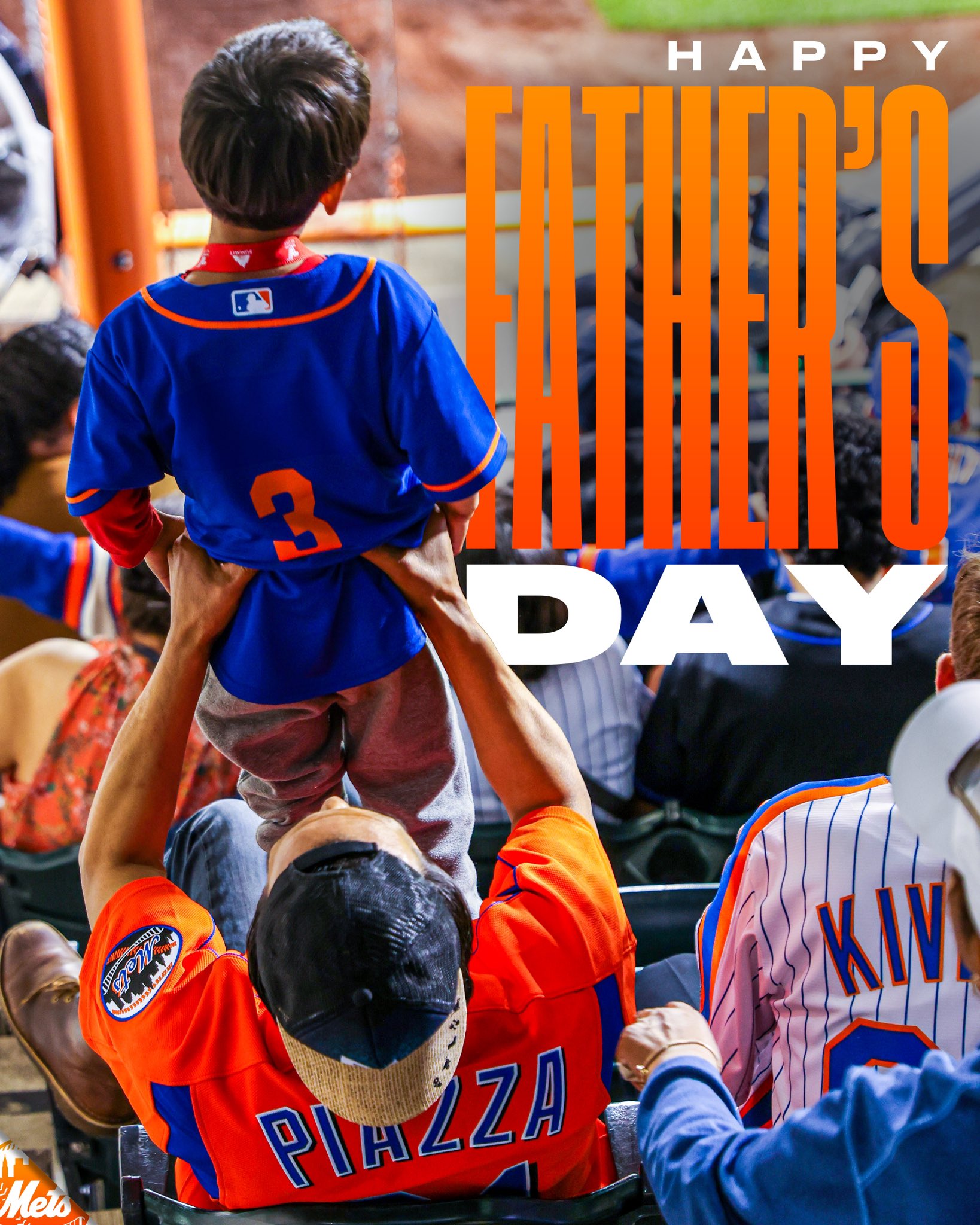 New York Mets on X: Happy Father's Day, #Mets Dads! 🧡💙   / X