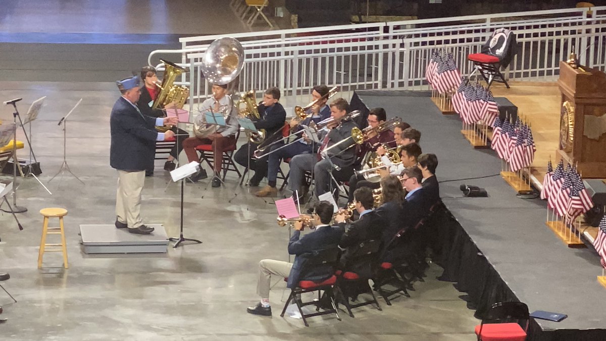 No matter where he goes, <a href="/EldenSchrembeck/">🅱️elden 🅱️embreck</a> finds a way to play his trombone!  Graduation ceremony from 2023 Buckeye Boys State- wind band and brass choir! #TheBoyLovesBand  <a href="/LakeBands/">Lake Bands</a> <a href="/LakeJazzBand/">LakeJazzBand</a> Congregations, Elden on a fantastic week! #BuckeyeBoysStateBand