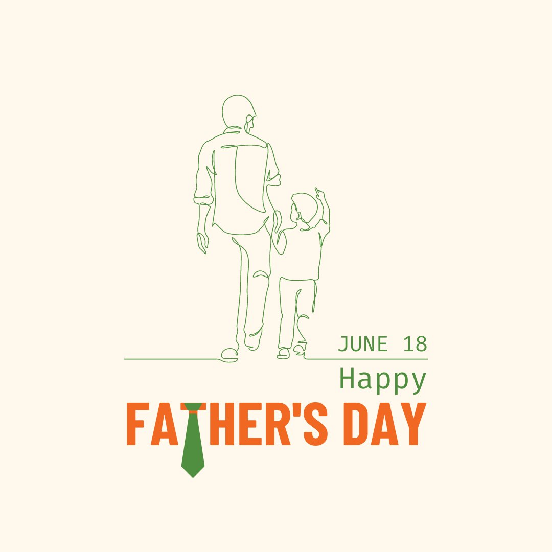 Happy Father’s Day to the men who cheer us on, pick us up and are always by our side.