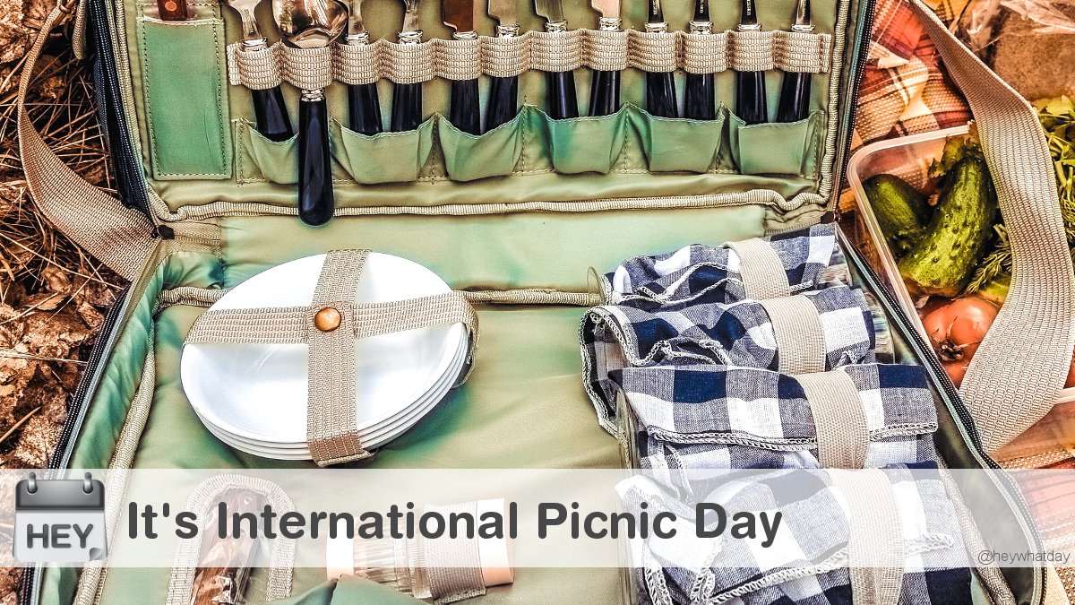 It's International Picnic Day! 
#InternationalPicnicDay #Fun #PicnicDay