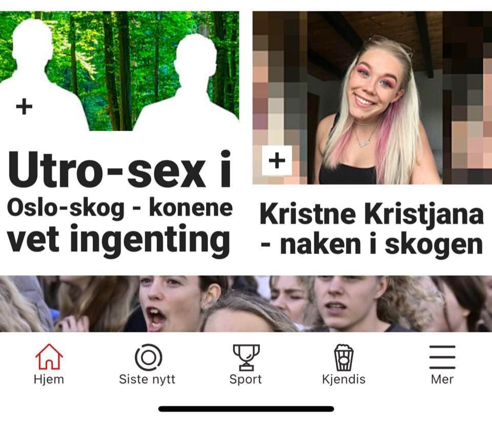 Hesseberg's tweet photo. TAKK OG LOV for Dagbladet som nesten konsekvent skriver Gud med liten g og gir oss de viktige klikksakene. Noe annet skulle tatt seg ut 💪🏻 #skog #miljø #deviktigeverdiene 😂 https://t.co/dDiRhmYN2d