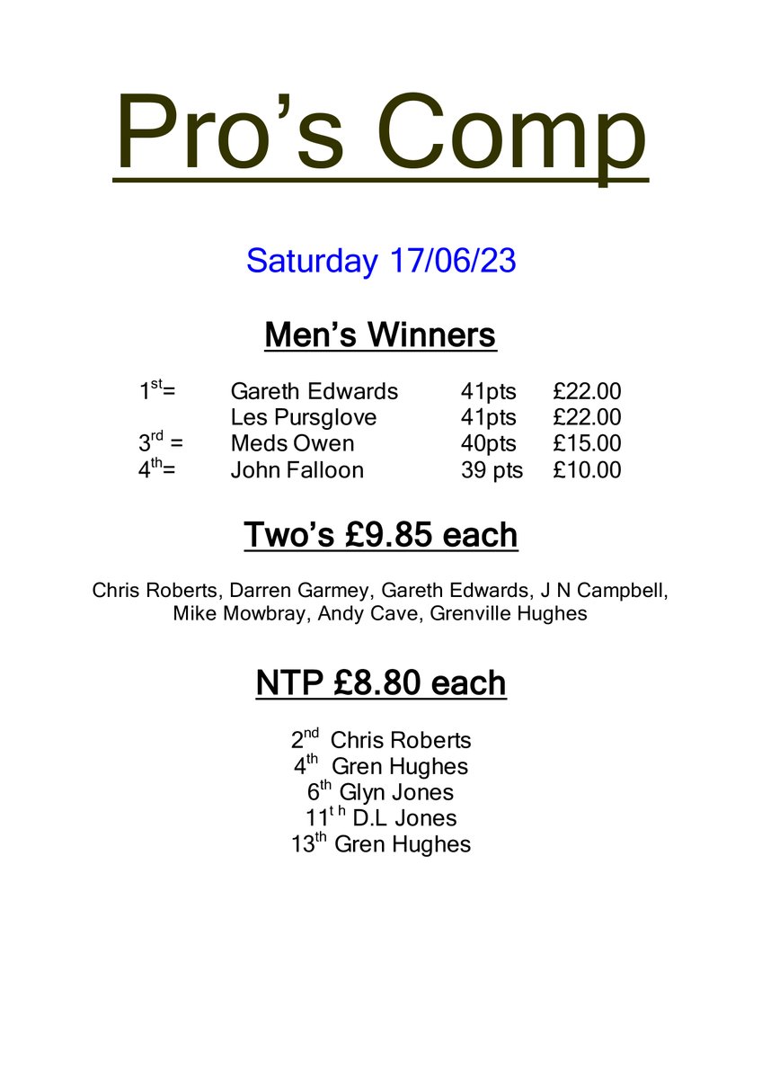 Holyhead Golf Club (@holyheadgc) on Twitter photo 