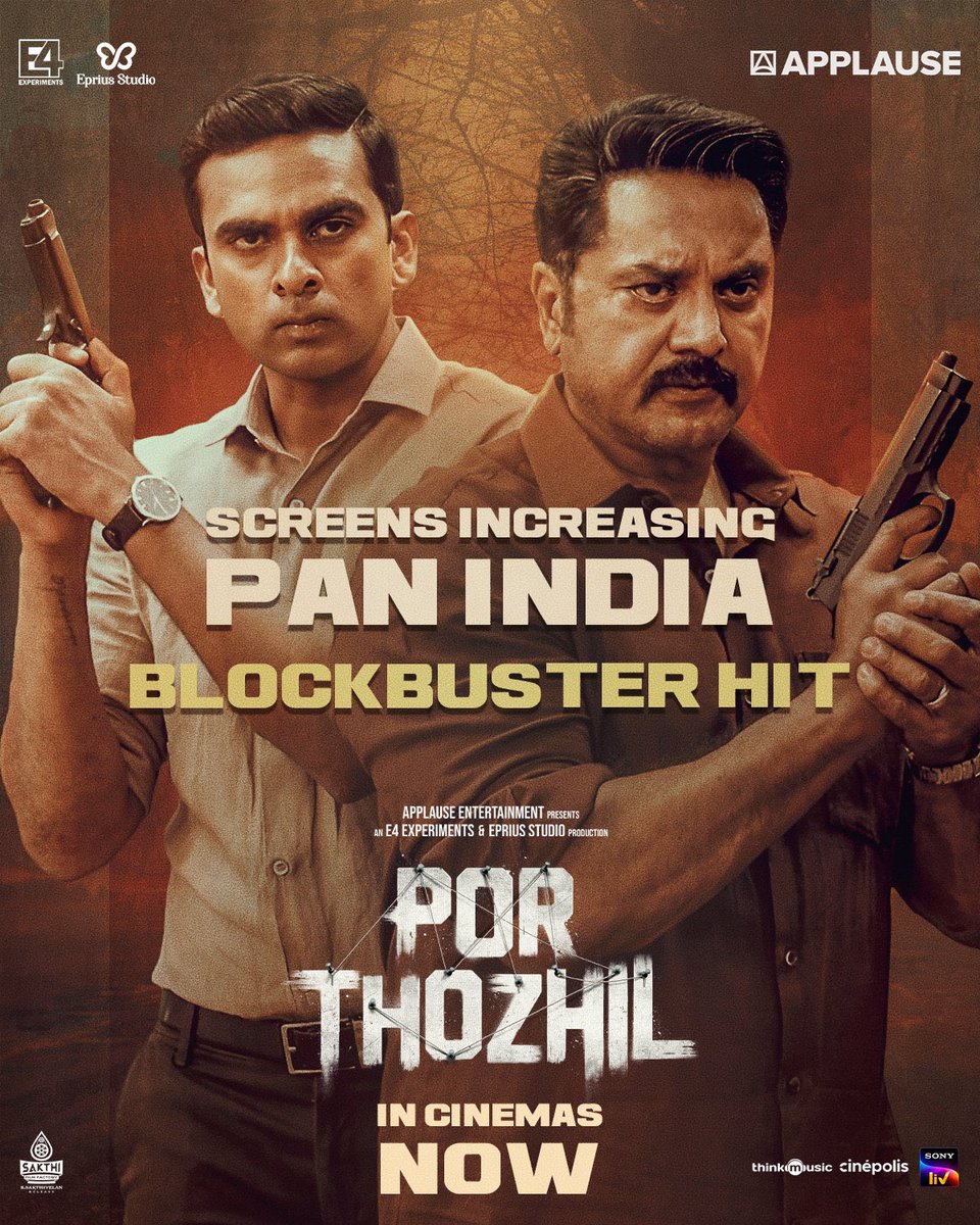 KrishnalayaTN31's tweet image. #PorThozil #BlockbusterHit Happy week end✨ @AshokSelvan @bookmyshow @TicketNew @Paytm