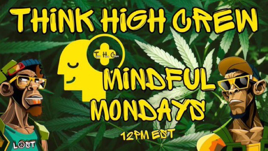 CanuckChuckEh's tweet image. 🎙️🎙️🎙️🎙️🎙️🎙️🎙️🎙️🎙️🎙️🎙️
#ThinkHighCrew #MobCast

Tomorrow,
06/19/23 is another #Mindset #Monday with
@ThinkHighCrew 

Come chill with us for some elevated &amp;amp; mindful conversation 🔥💨💨💨

Set your reminder 
👇🏻👇🏻👇🏻


@PrimoToken 
Official @ThinkHighCrew