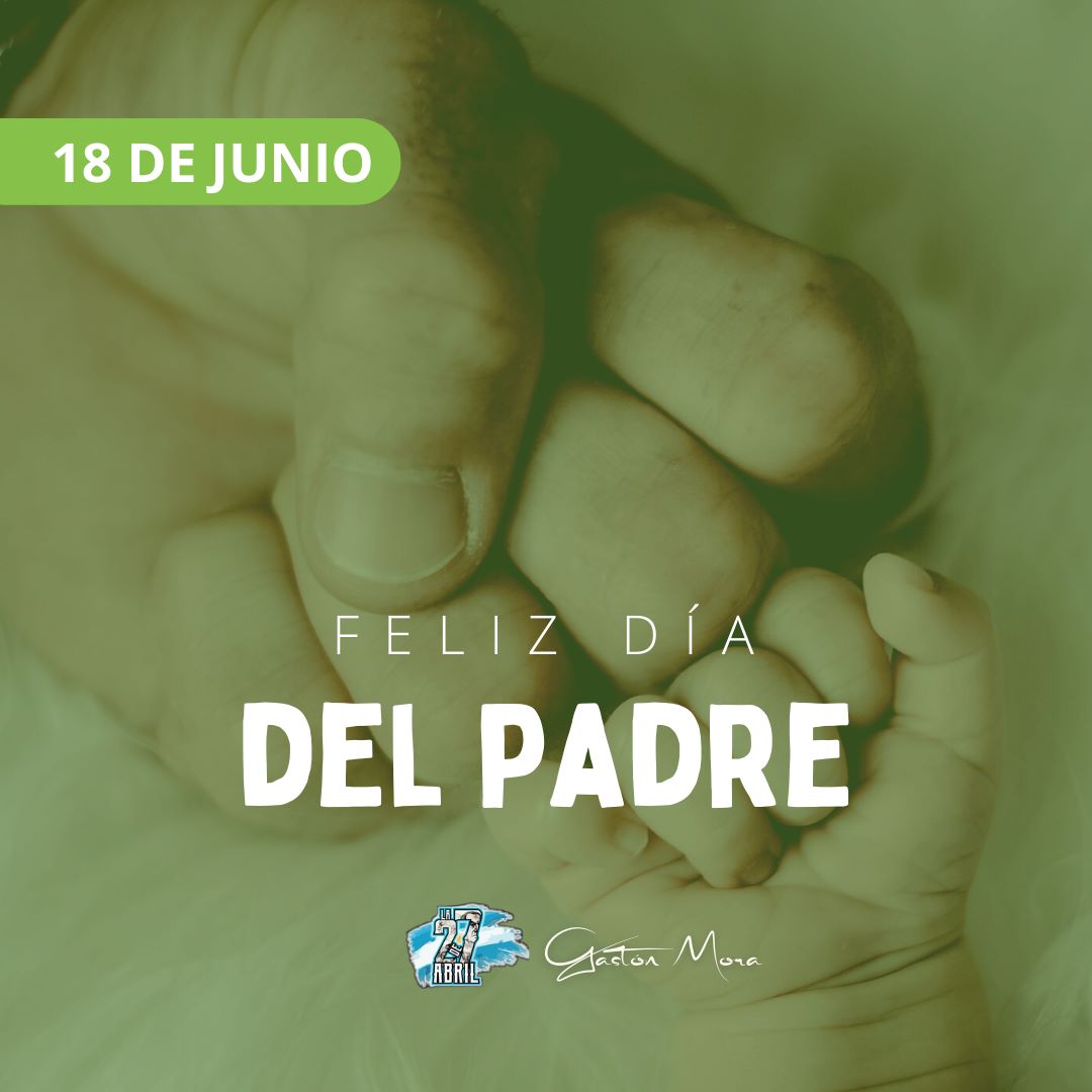 Gastonmoraok's tweet photo. 📆18 de Junio | Dia del Padre

Que sea un día de mucho amor y recuerdos por compartir con sus hijos. El tiempo con ellos es lo más valioso, deseamos que los encuentros sean profundos, de mucho juego, de charlas, de risas y aprendizaje.

¡Feliz Dia! 

#diadelpadre #felizdiapapa https://t.co/6PxmuCwNUU