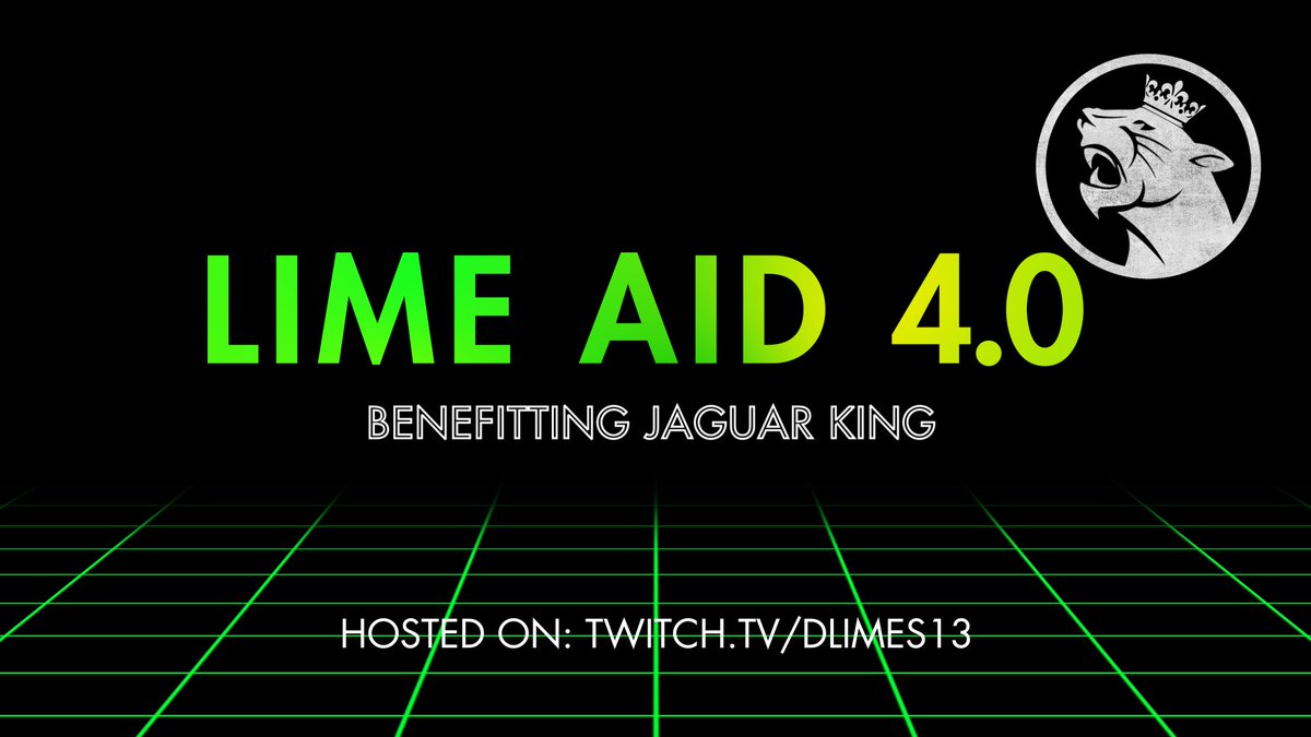 Lime Aid 4.0, Day 2 is now LIVE!

Kicking things off is <a href="/NotEnglishBen/">English Ben</a> with Grand Theft Auto: Vice City!

Stop by, have some fun and let's carry yesterday's momentum into today for <a href="/Jaguar_Kings/">Jaguar King</a>!

twitch.tv/dlimes13