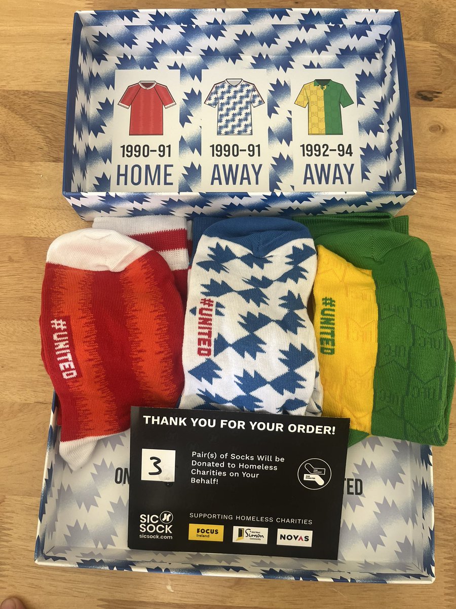 Class gift from my lads today from Limerick based company @SicSockShop Love the charity aspect to it too, touch of class that! Very cool idea 👌🏻🇾🇪