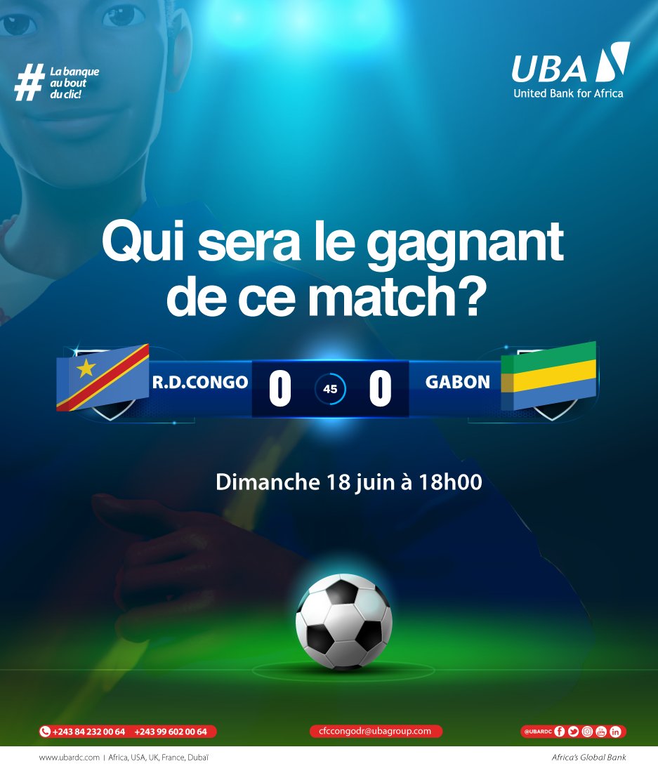 UBARDC's tweet photo. Ce soir, qui sera le vainqueur? On sait déjà une chose: Le drapeau de l'équipe gagnante aura du bleu! 😉👌
#UBA #DimancheFoot https://t.co/uxLAhPA0ta