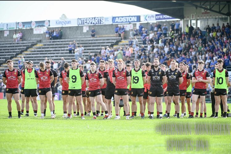 MagillMiceal's tweet photo. Let’s all get behind these fine young men next Sunday at GAA headquarters. It’s been too long let’s make the most of it 🔴⚫️ #Crokepark #ontheroad @OfficialDownGAA https://t.co/n52bp1Cihx