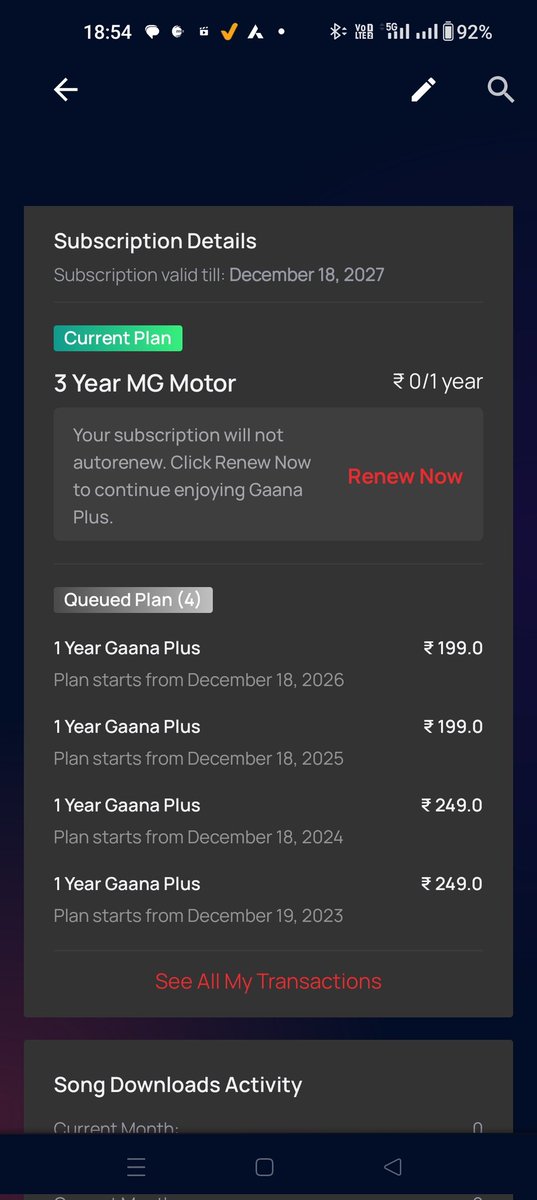kukgenius's tweet photo. We need to file a case on cheating customers it says subscription valid till 2027 and still asks for @gaana+ what gross cheating @jagograhakjago @MIB_India @GoogleIndia black list this kind of apps @Applestore many of my friends report the gross cheating by gaana, no direct suppo https://t.co/rYGXhD12q3