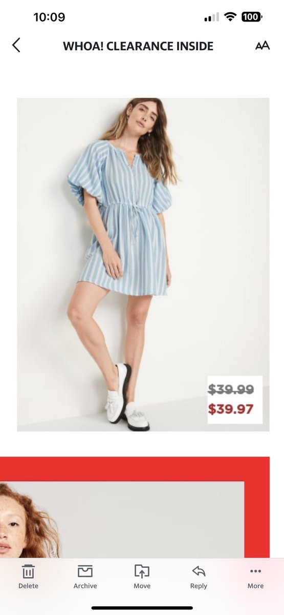 Lol. #OldNavy is really pushing the envelope in their clearance sale. 🙃