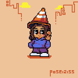 poseiziss's tweet photo. Today's theme is #Cone, #pixel_dailies @Pixel_Dailies #pixelart https://t.co/8YwzTeiQuW