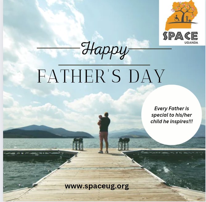 space_uganda's tweet photo. Happy Father's Day to every father on this auspicious day!!! You are Special. #fathersday
#specialneedschildren #disabilityinclusion #Buikwe #spaceuganda https://t.co/47vTjvbalx
