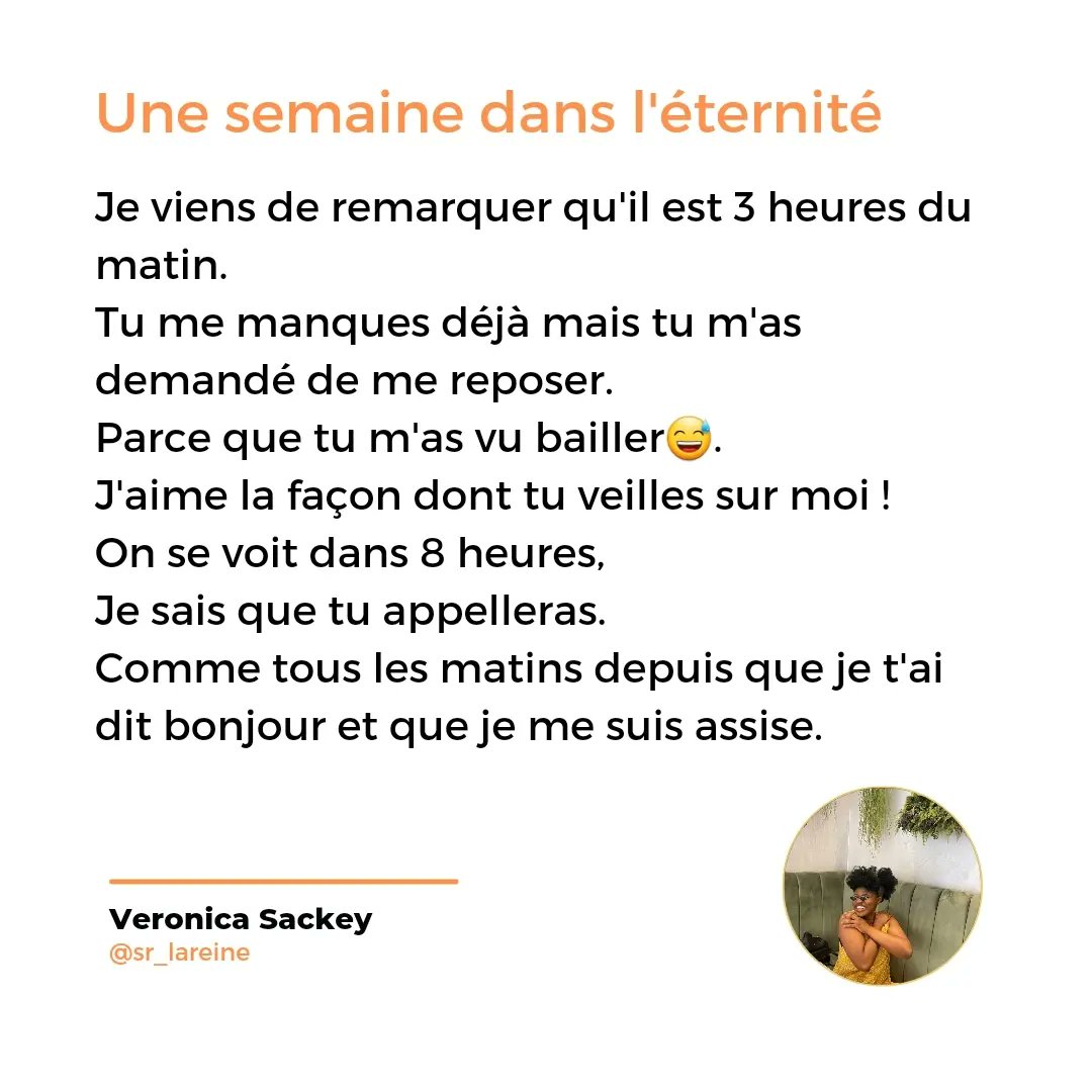 lareineveronica's tweet photo. Remember Koi No Yokan?
Last week, we met on the train. Today, we're staying up with late night conversations and waking up to each other's voices.
#koinoyokan continued.
#sevendaysin
#breathingagain
#thelovestorybrewing
#srlareine
#bilingualwriter https://t.co/pKjbTViIjU