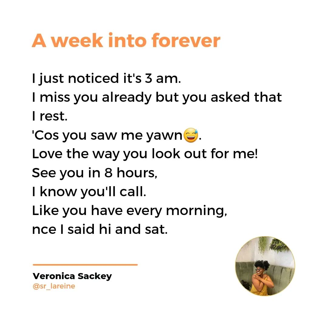 lareineveronica's tweet photo. Remember Koi No Yokan?
Last week, we met on the train. Today, we're staying up with late night conversations and waking up to each other's voices.
#koinoyokan continued.
#sevendaysin
#breathingagain
#thelovestorybrewing
#srlareine
#bilingualwriter https://t.co/pKjbTViIjU