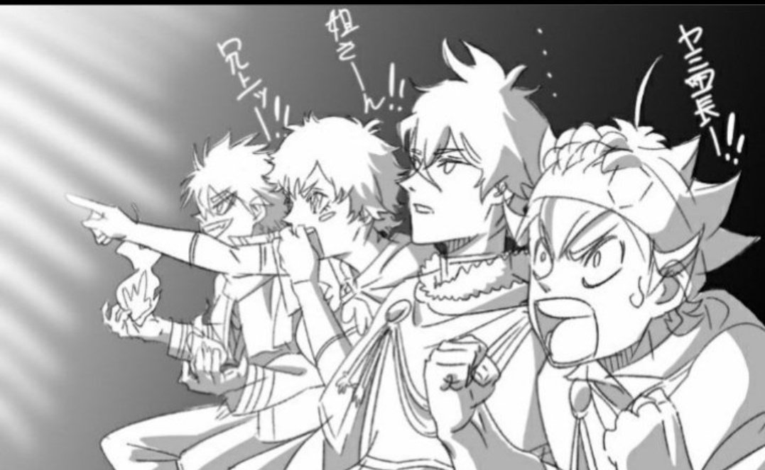 Me, my mom, dad and dog when asta destroyed the meteorite #BlackCloverSOTWK