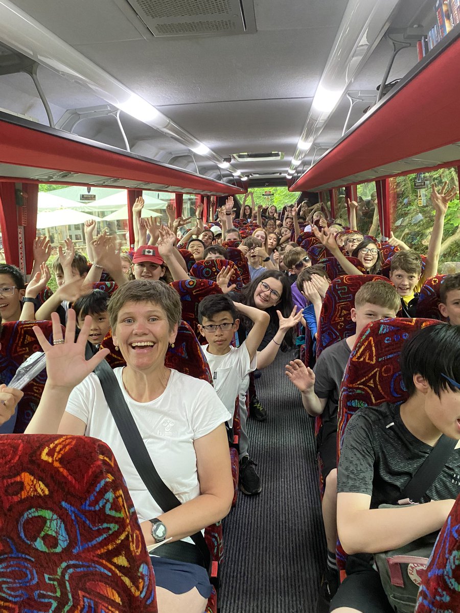JWhiteGCS's tweet photo. And we’re saying farewell to our friends at Wye Valley YHA &amp; Goodrich Castle.  We’re on the coach and looking good for 6.30pm return 👍🏻 https://t.co/wfFgonYfgb
